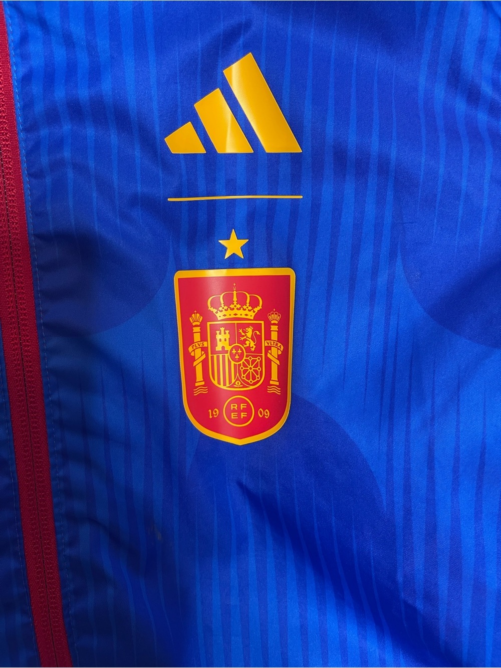 Adidas Youth Boys Reversible Team jacket Spain Anthem Medium - Picture 6 of 12